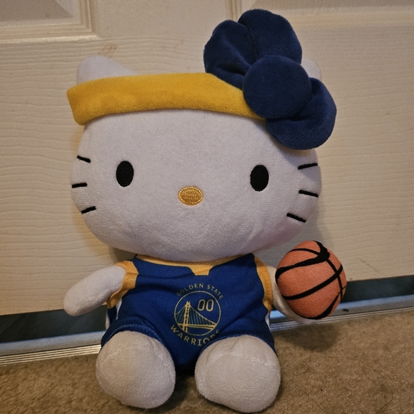 Hello kitty warriors plush sanrio hello kitty nba - Picture 2 of 6